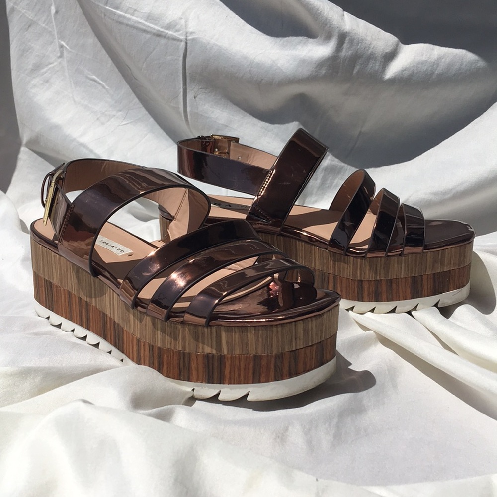 Zara platform sandals size 40